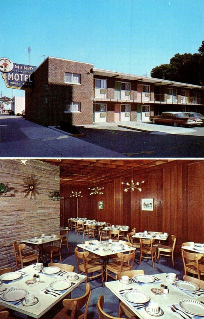 Milner Moter Hotel - Vintage Postcard (newer photo)